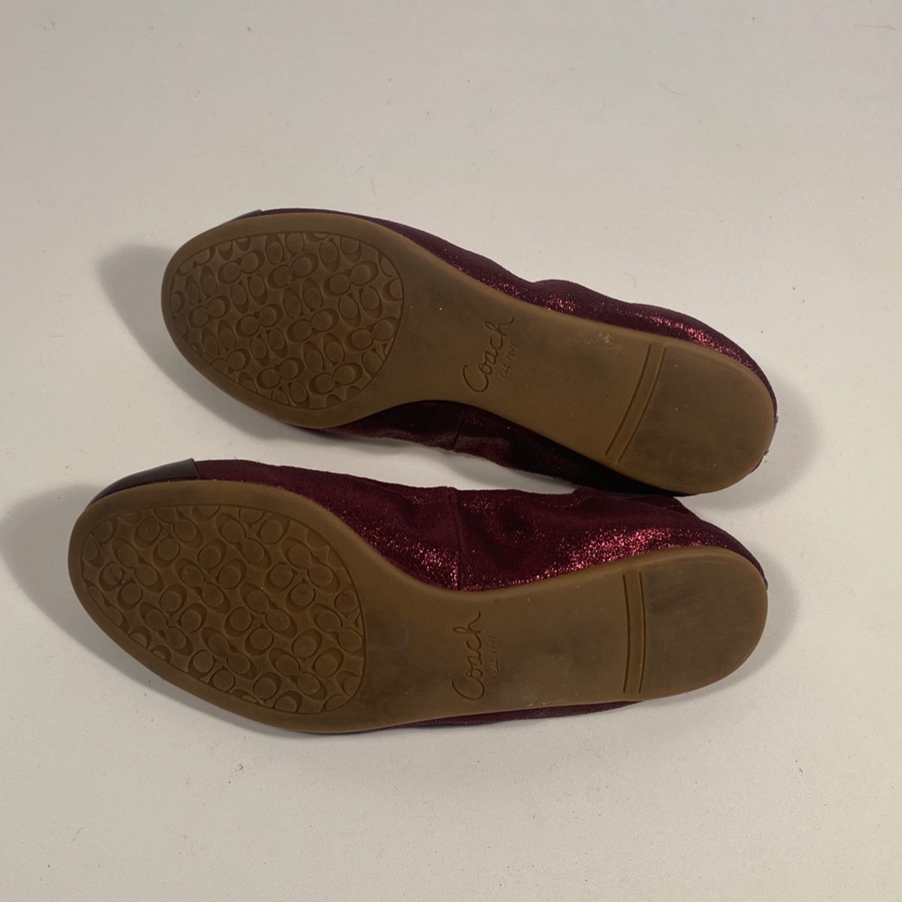 Coach Darsi Ballet Flats Women Size 6 B - Picture 8 of 9